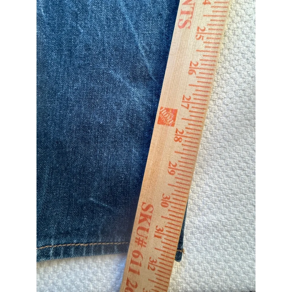 Men's Levi's 501 Dark Blue Straight Jeans Waist 36